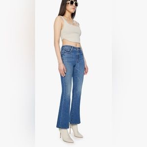 NWT Mother Superior Flare Jeans The Weekender It’s A Small World Size 32
